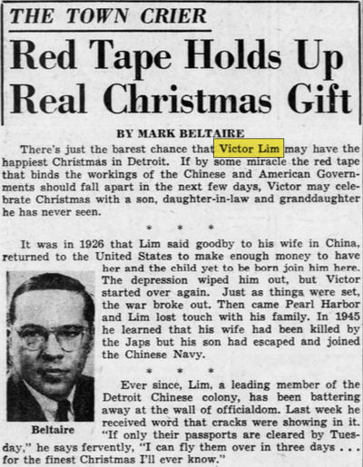 Victor Lims - Dec 1948 Article (newer photo)